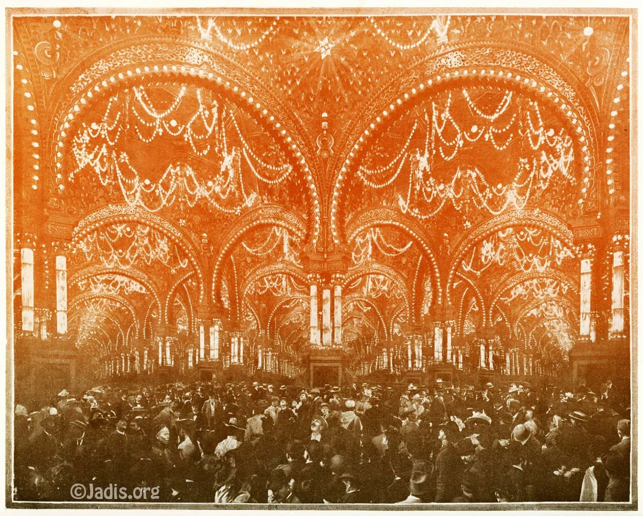 album fotografico fratelli neurdein fotografia expo parigi 1900 interno palazzo delle illusioni